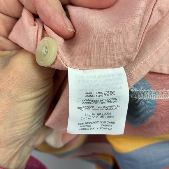 Madewell Tie-Front Cut-Out Sherbet Stripe Dress - Picture 10 of 11